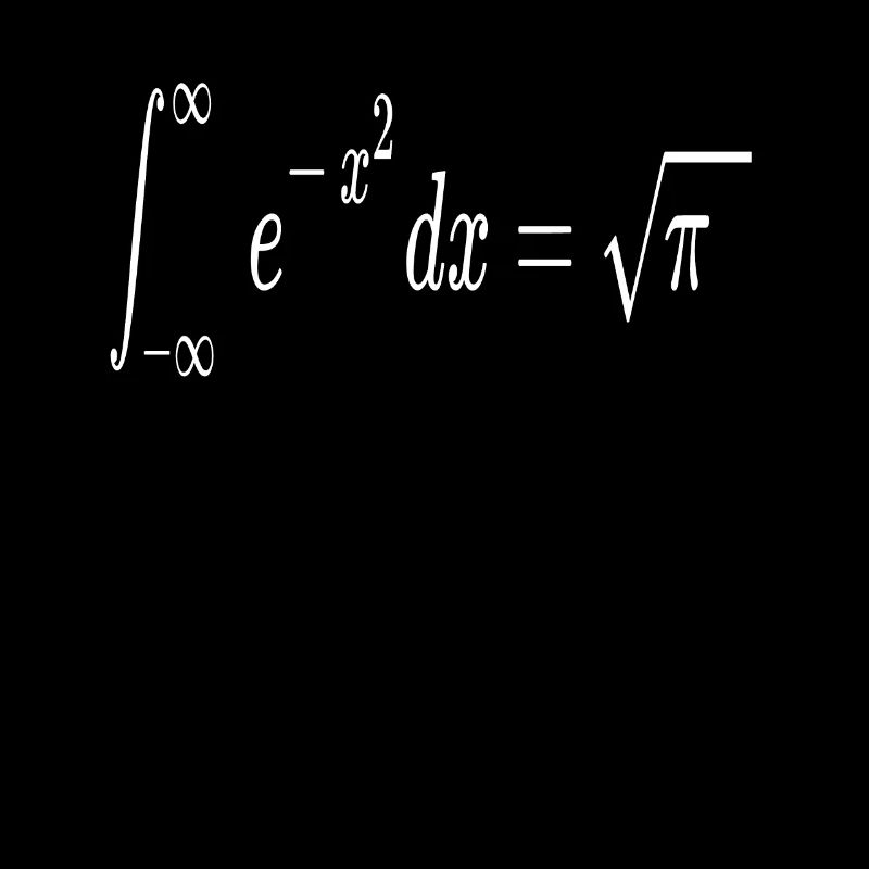 Gaussian integral Mathematical mathematical