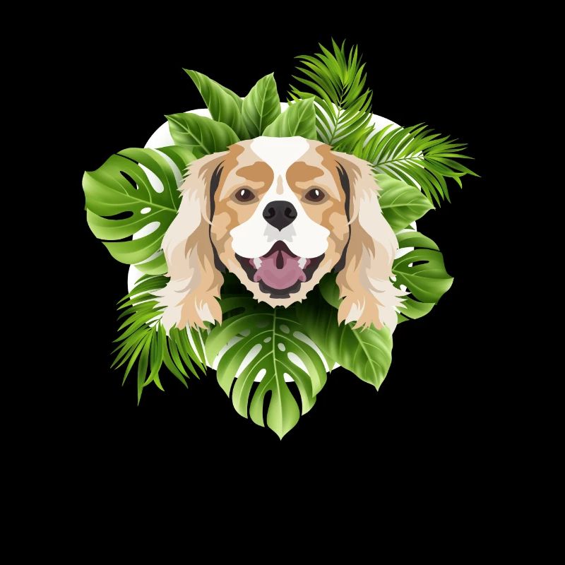 Tropical Cavalier King Charles Spaniel