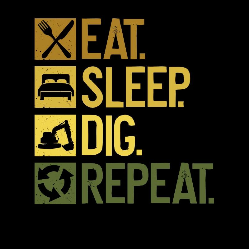 Bagger Baggerfahrer Baggern