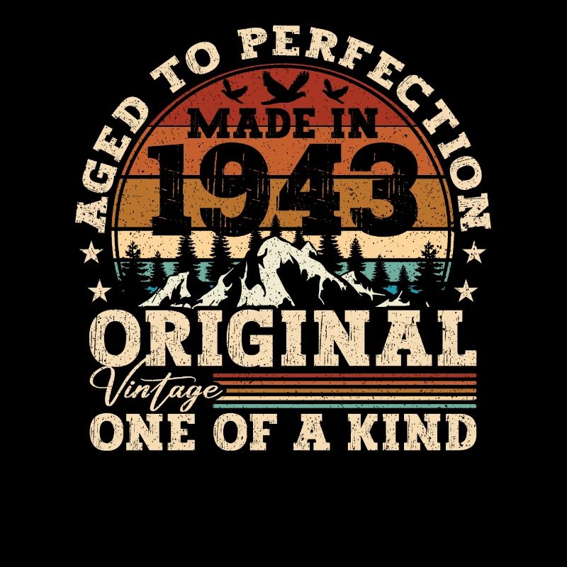 Retro 1943 Geburtstagsgeschenk