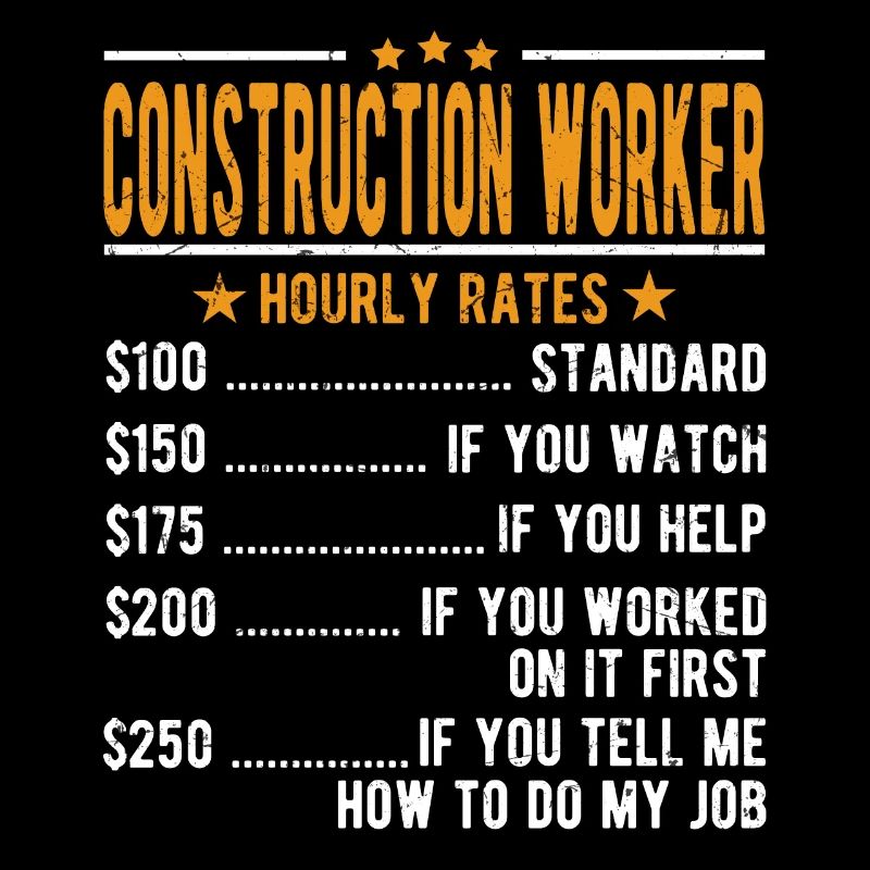 Construction workers Hourly wage