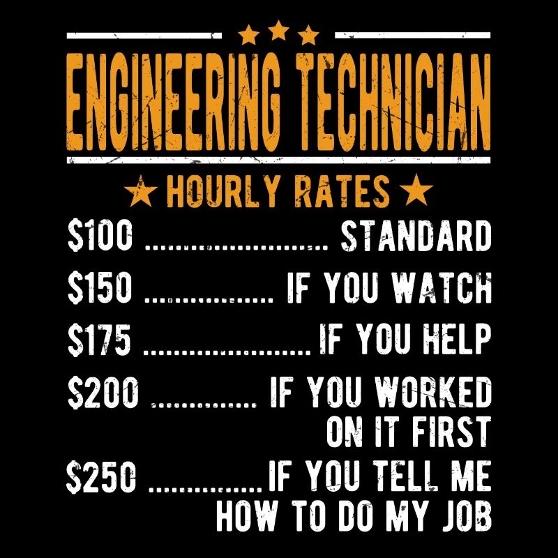Engineering technician hourly wage