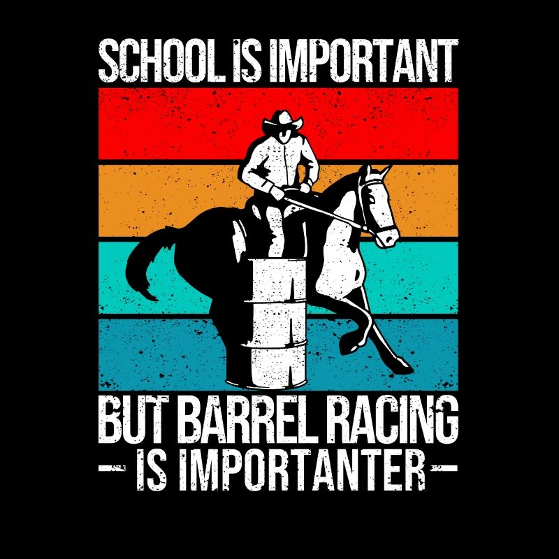 School is important, but Barrel Racing is still