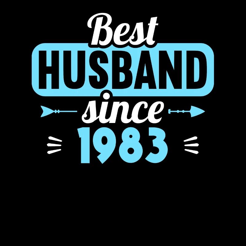 40th Wedding Anniversary Best Husband since 1983