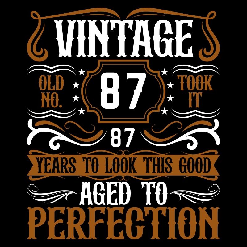 87th Birthday Vintage Retro