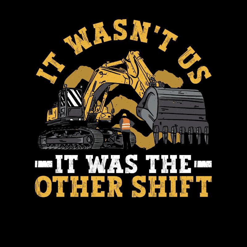 Bauarbeiter Baggerladern Bagger Baggern