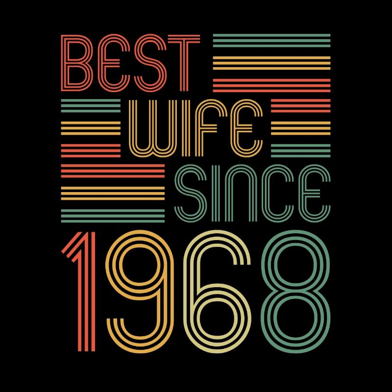 55. Hochzeitstag Beste Ehefrau seit 1968
