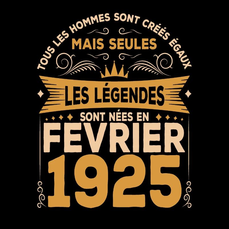 Les Légendes Sont Nées En Février 1925