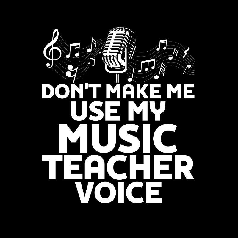 Ne me faites pas utiliser mon école de chant de professeur de musique dans