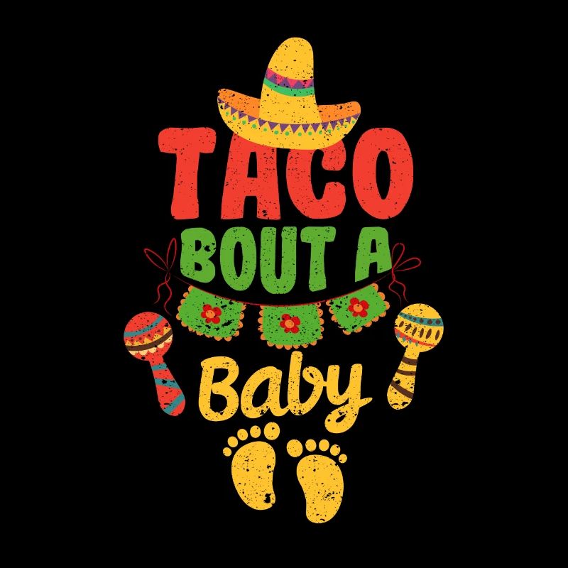 Taco Bout A Annonce de grossesse de bébé Cinco
