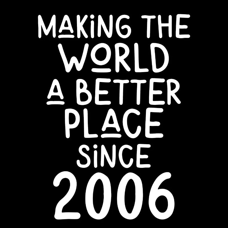 Making the World a better place since 2006