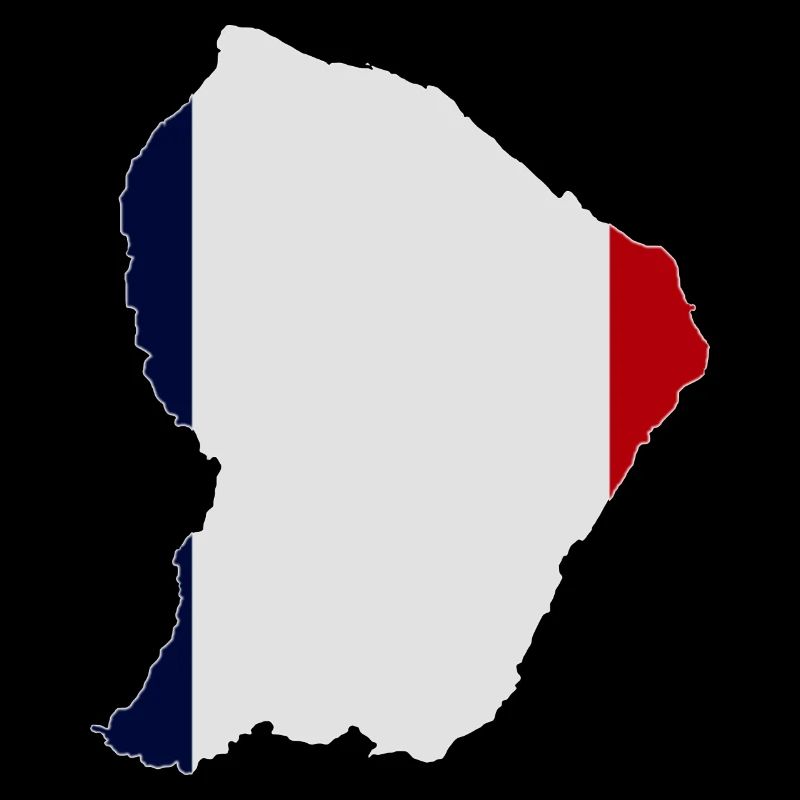 Carte de la Guyane