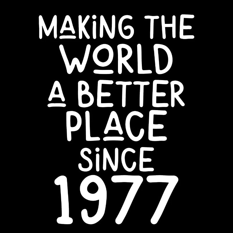 Making the World a better place since 1977