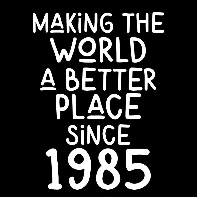 Making the World a better place since 1985