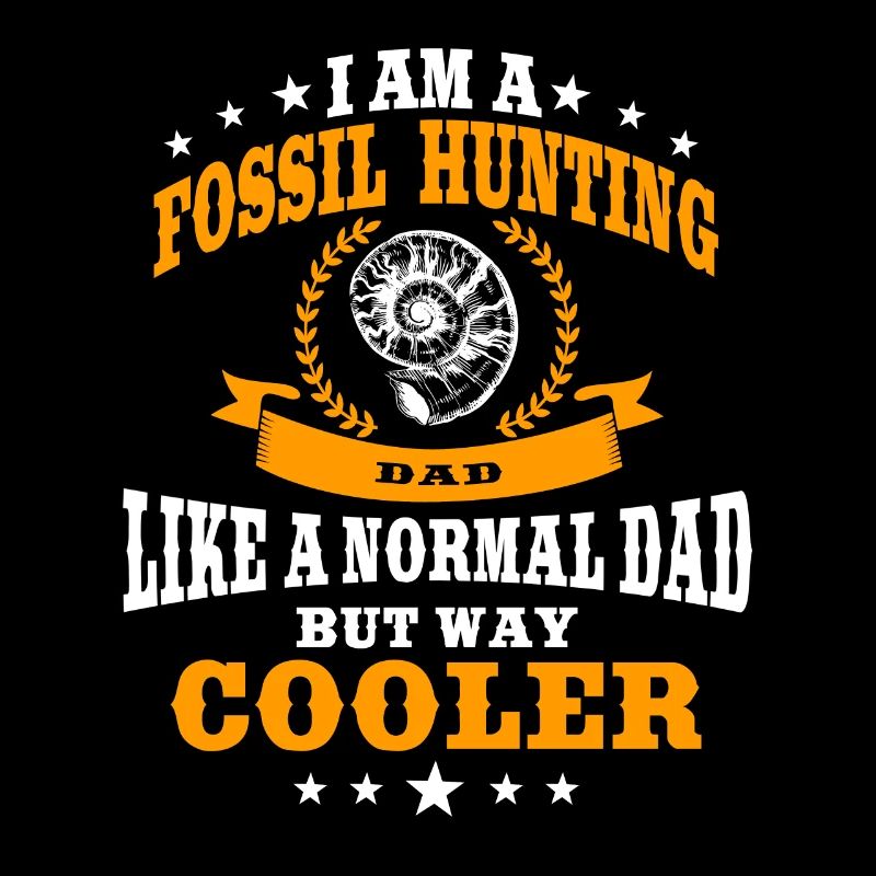 Fossil hunting father