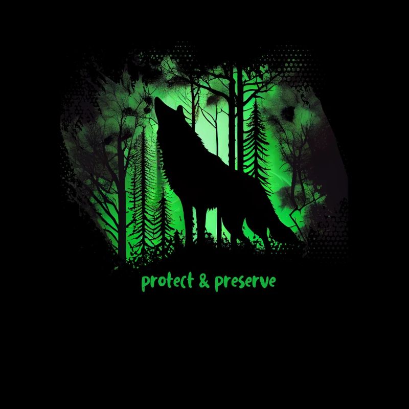 Wolves Silhouette Nature Conservation Animal Welfare Wolf