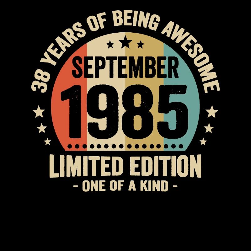September 1985 38 years anniversary vintage gift