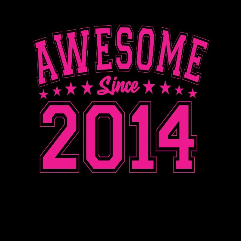 Awesome Since 2014 Birthday 2014 Vintage 2014