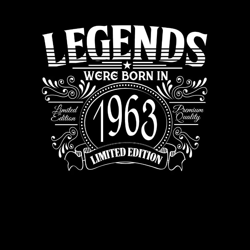 Legends were born in 1963