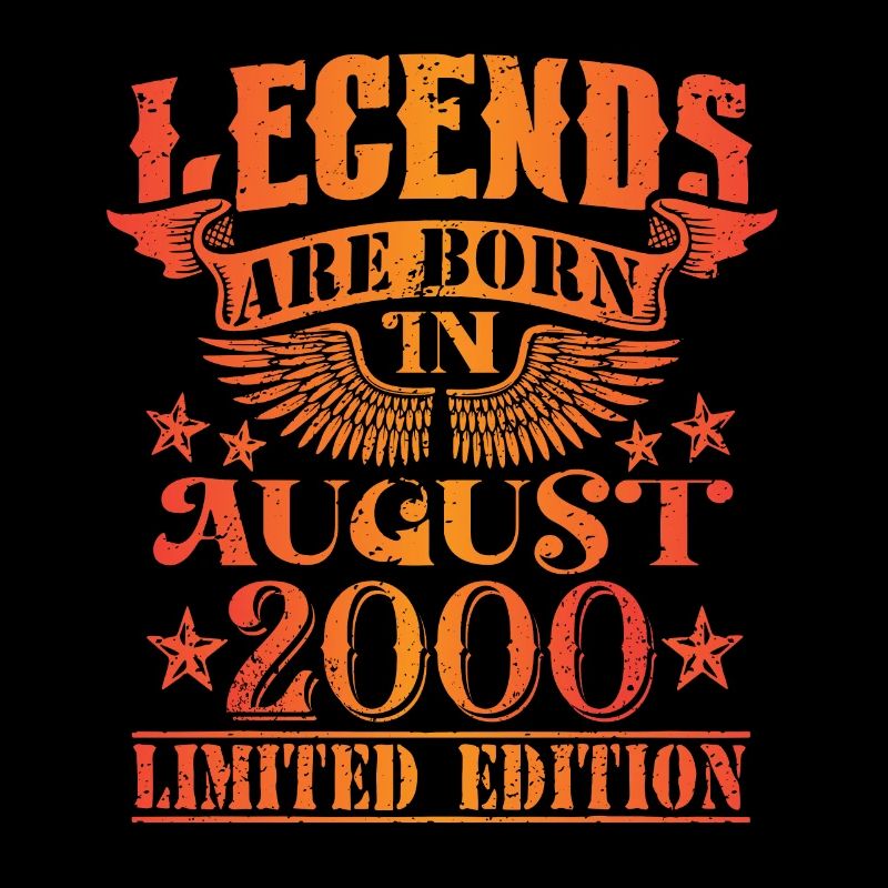 Geburtstag August 2000 Limited Edition Vintage