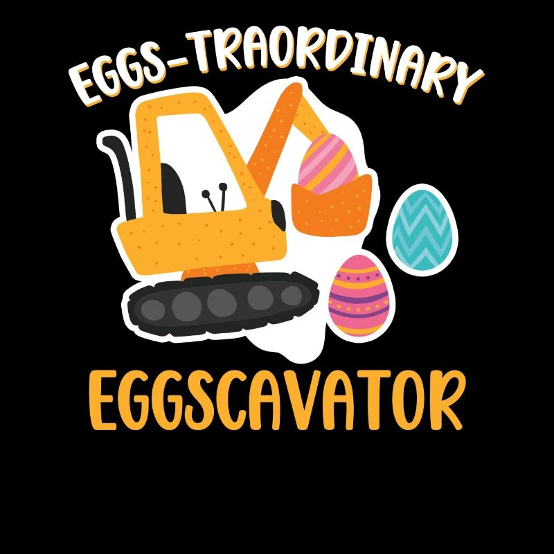 Eggs-traordinary Eggscavator Baubagger Bagger