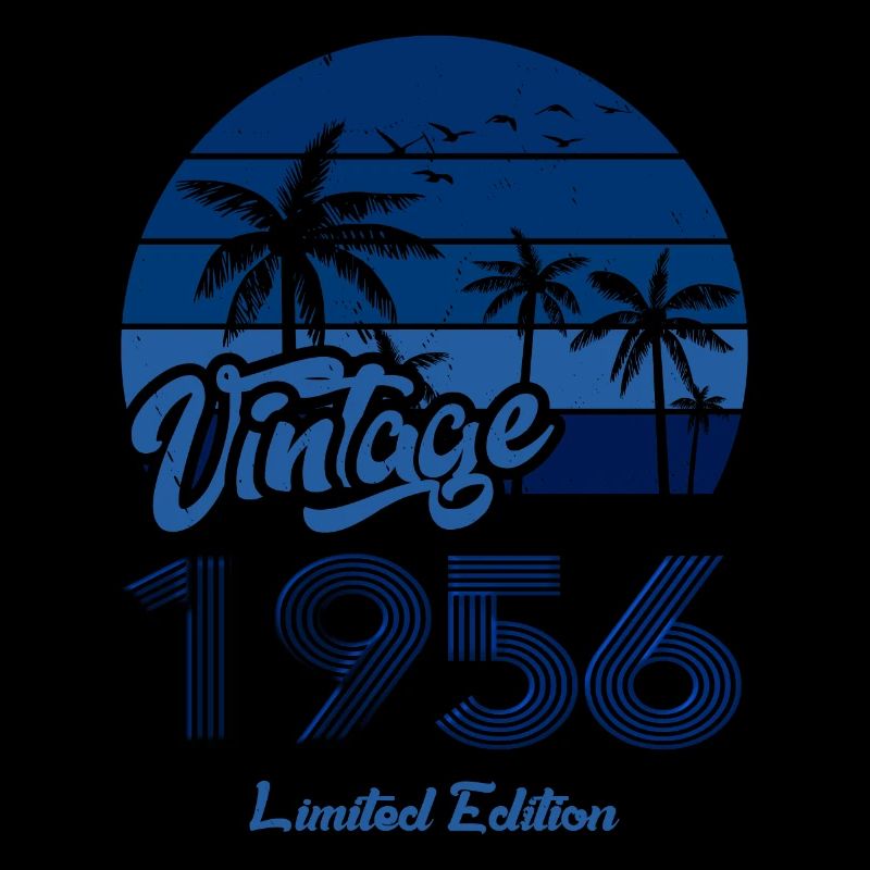 Vintage Year 1956 Limited Edition Blue