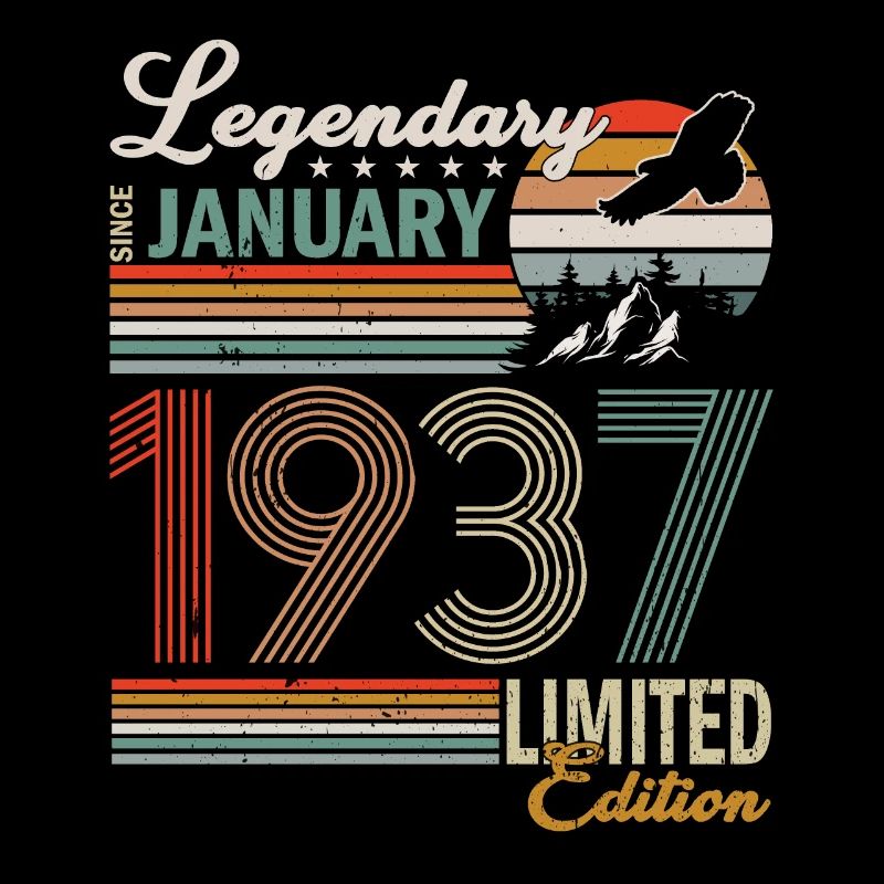 Januar 1937 Geburtstag Mann