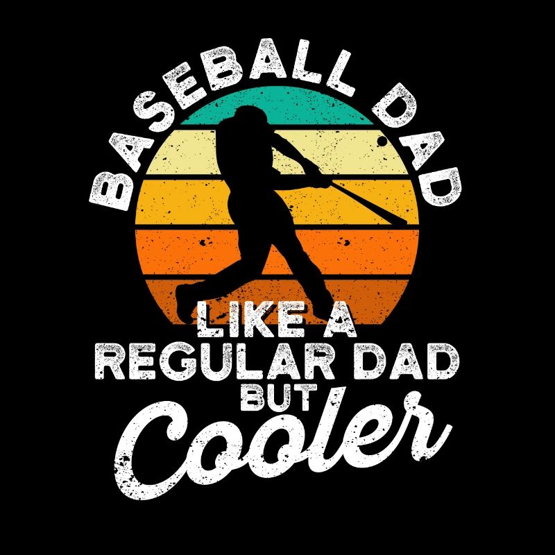 Papa de baseball Comme un père ordinaire, mais plus cool