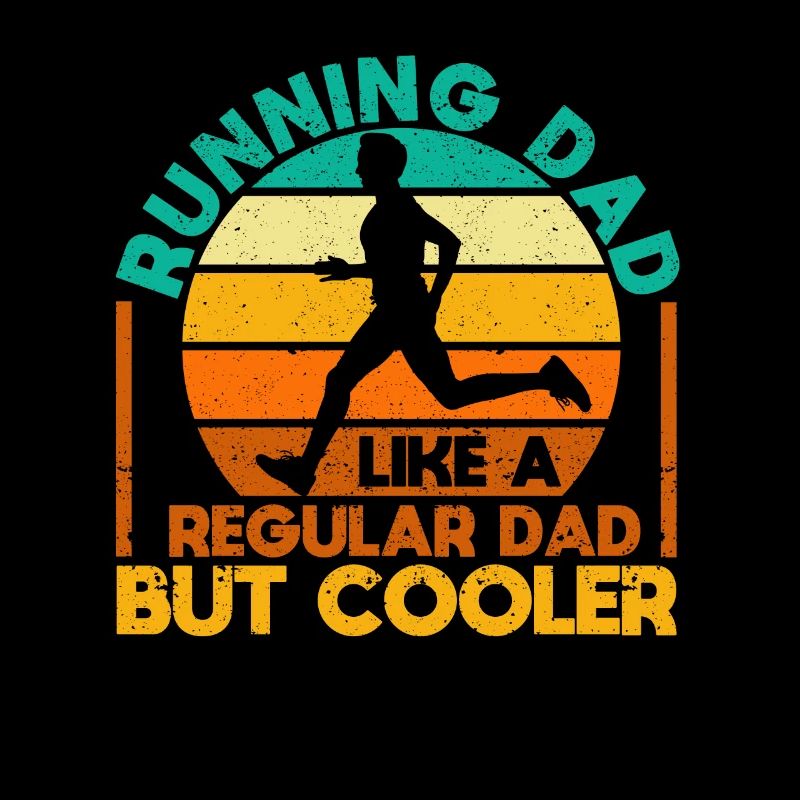 Courir papa comme un papa normal, mais un cool