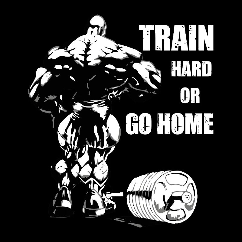 Trainiere hart oder geh nach Hause