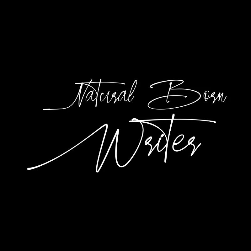 Écrivain né / Blanc