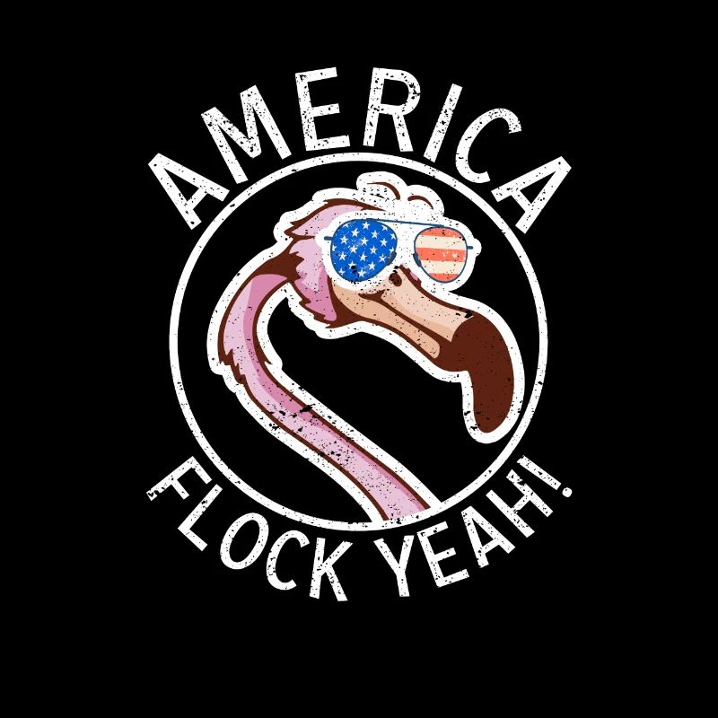 US 'Merica Flock Yeah 4. Juli Witziger Patriotisch