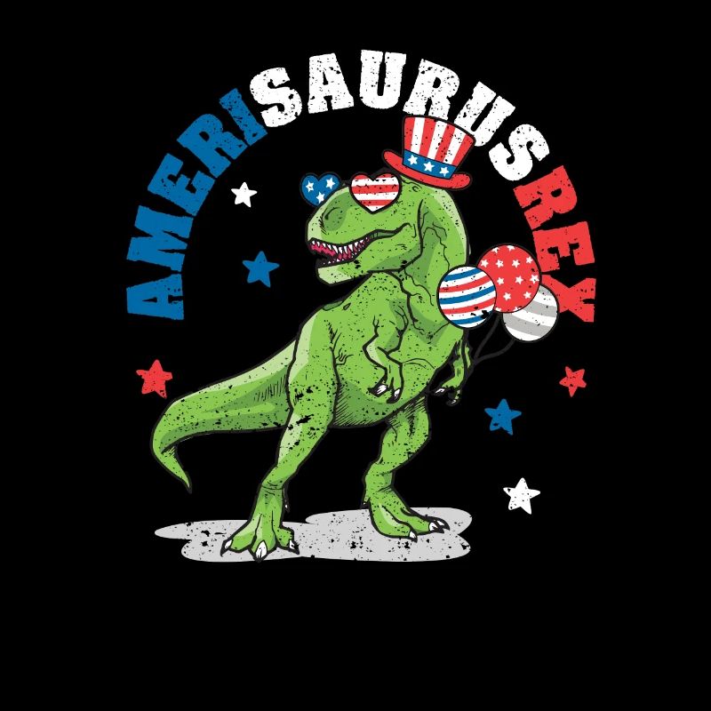 Dinosaurier 4. Juli US Amerisaurus T Rex Amerika