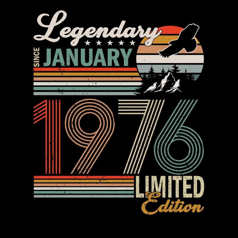 Legenden sind im Januar 1976 geboren