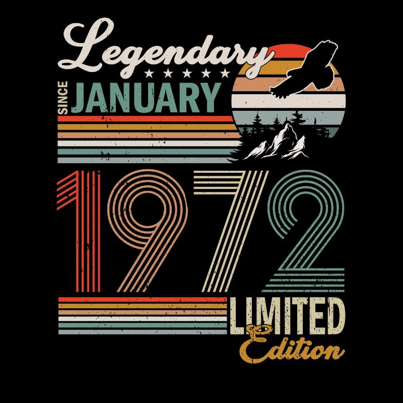 Oldtimer January 1972 Born Birthday