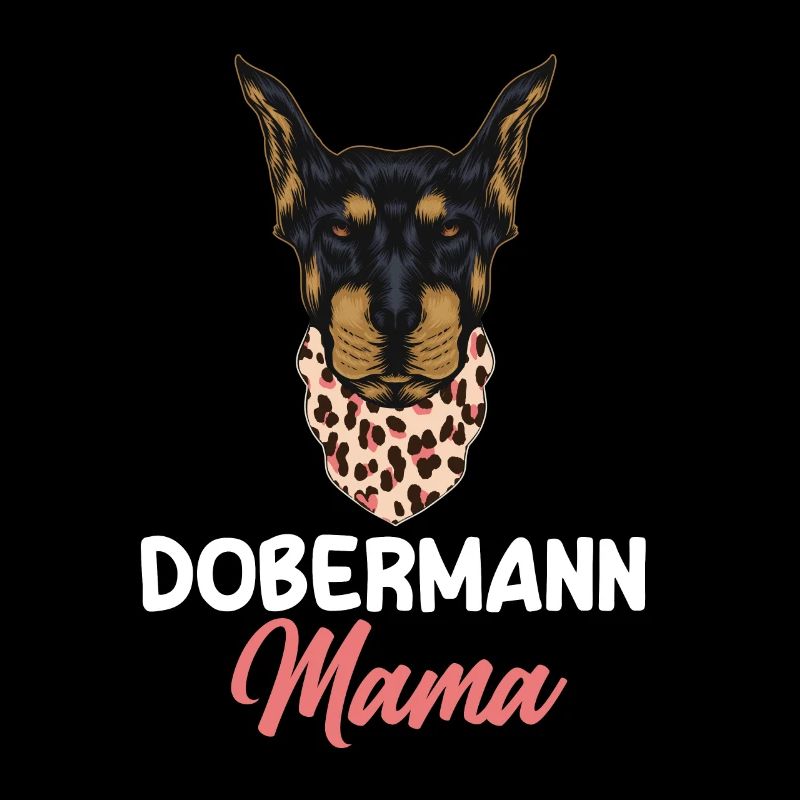 Chien Doberman Mama