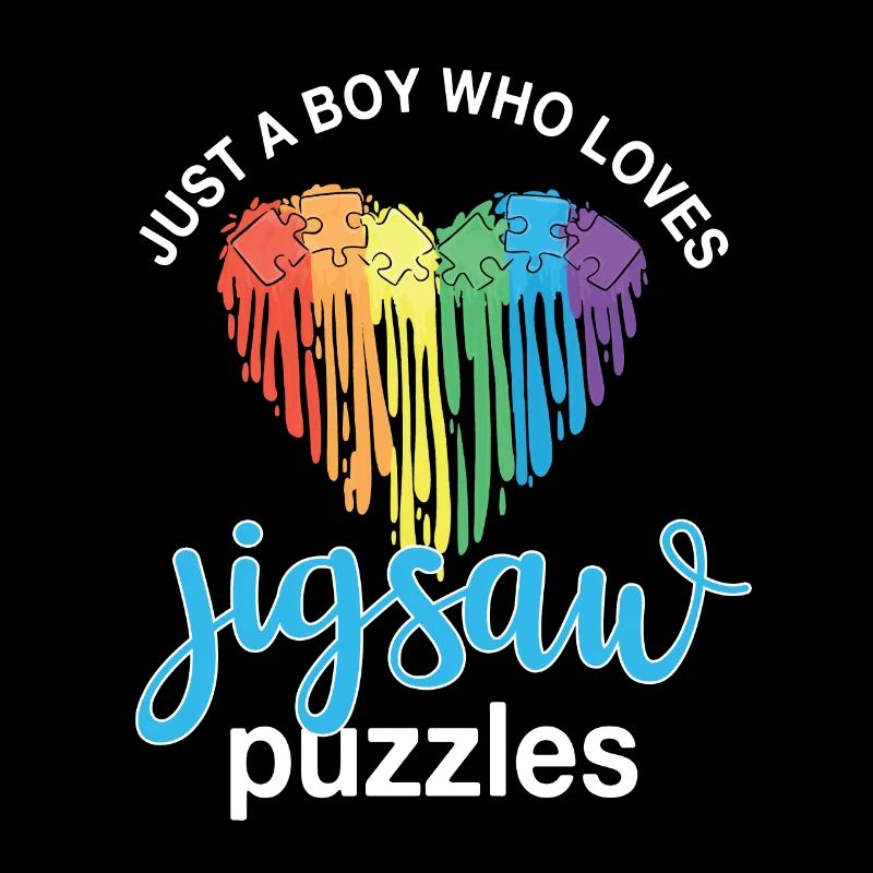 Nur Ein Junge, Der Puzzles Liebt