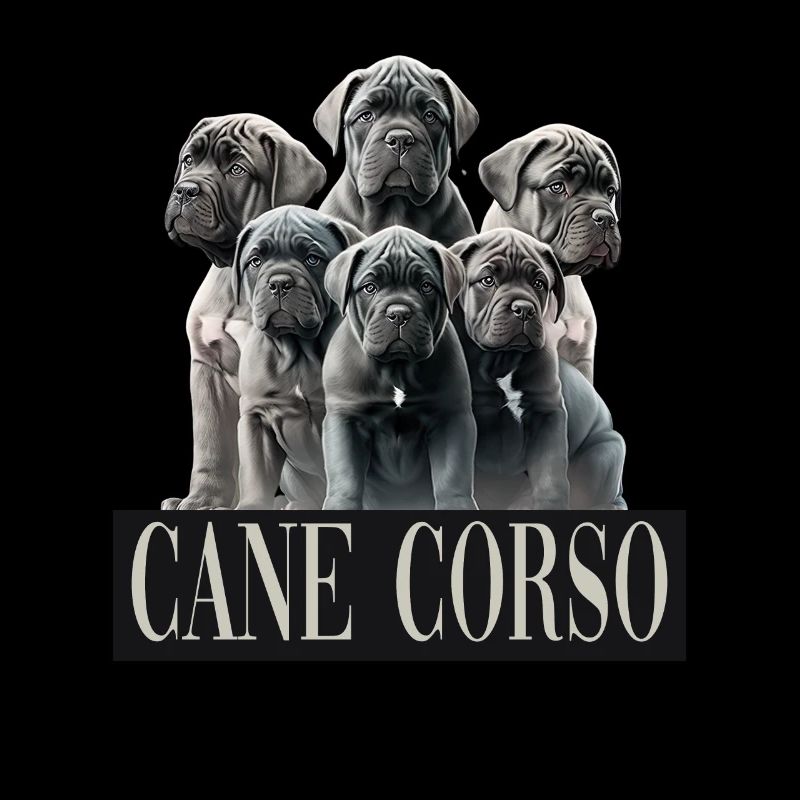 Cane Corso Welpen Gruppe für einen Cane Corso