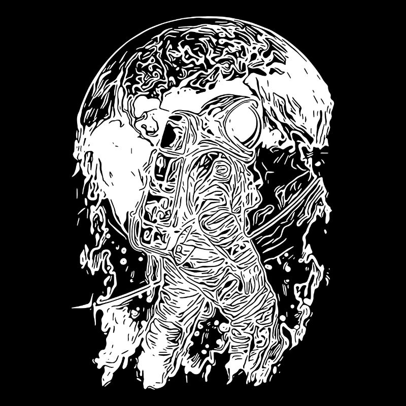 Astronaute au clair de lune