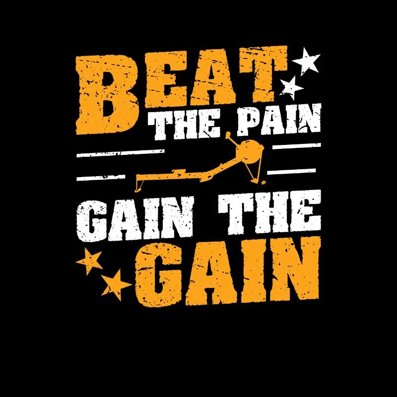 Rowing machine Beat The Pain Funny rowing ergometer