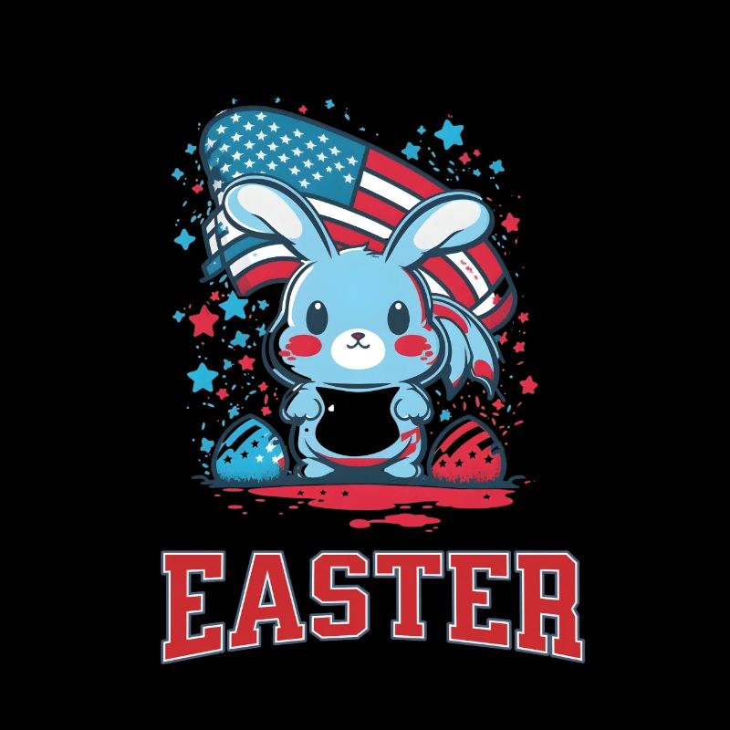 Funny Cute Happy Easter Bunny