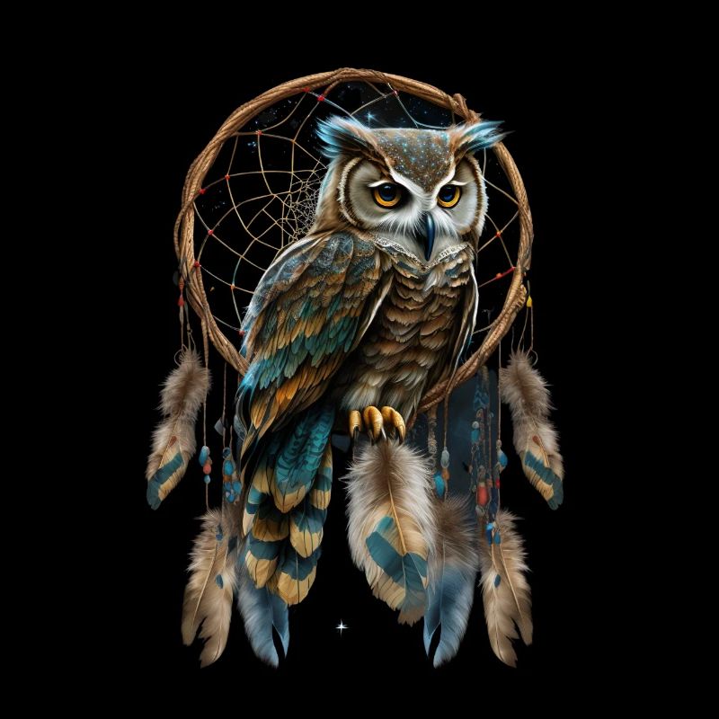 Eule Traumfänger Vogel Federn