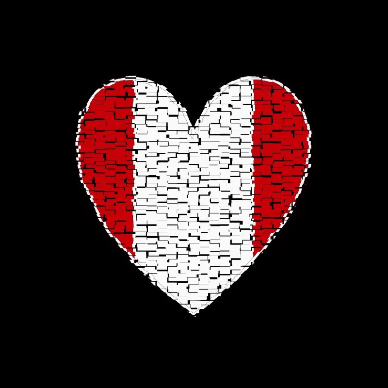 Conception d’art coeur du Pérou