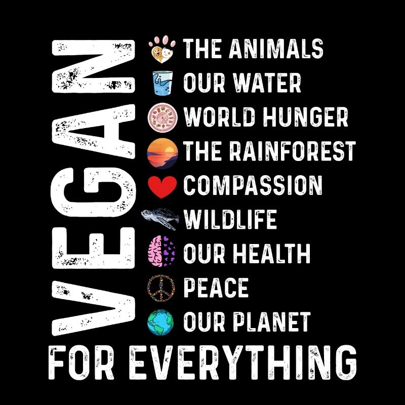 Vegan For Everything Nature Vegetarian Earth Day