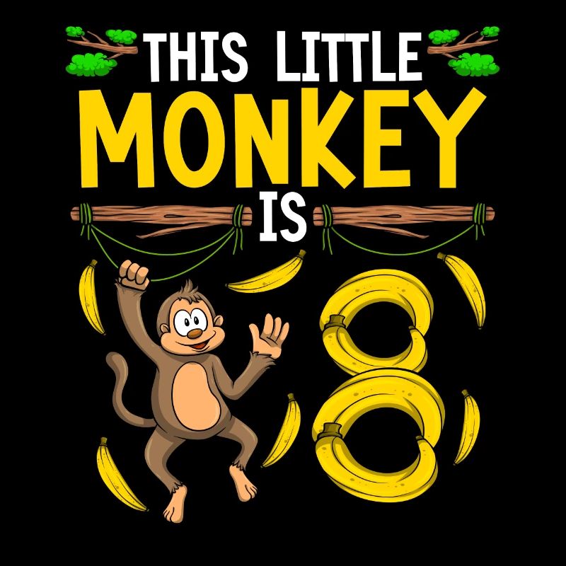 Monkey Birthday 8th Monkey Theme Party Enfants