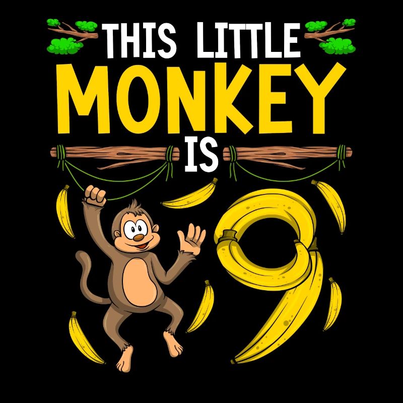 Monkey Birthday 9th Monkey Theme Party Kids