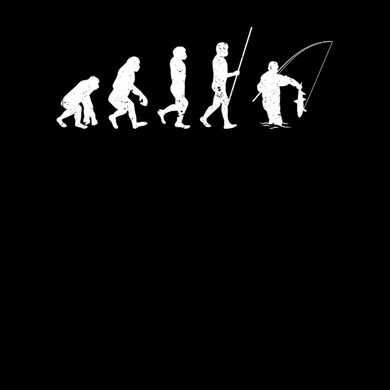 Fishing Human Evolution Funny Catch Fish