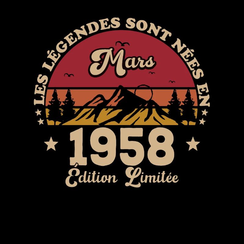 March 1958 anniversary 1958 Retro 1958 March