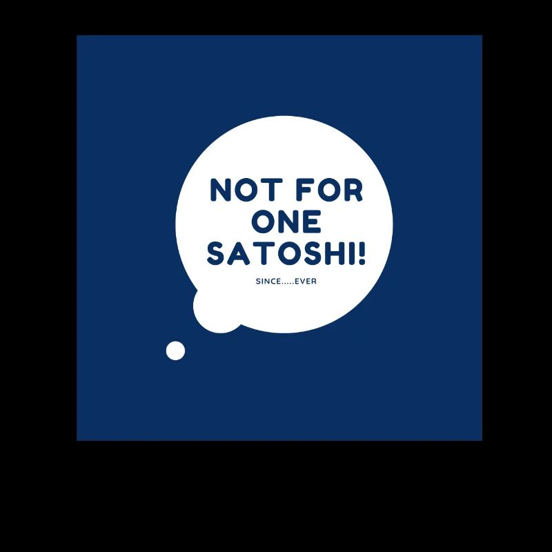 Pas pour un Satoshi bulle bleu