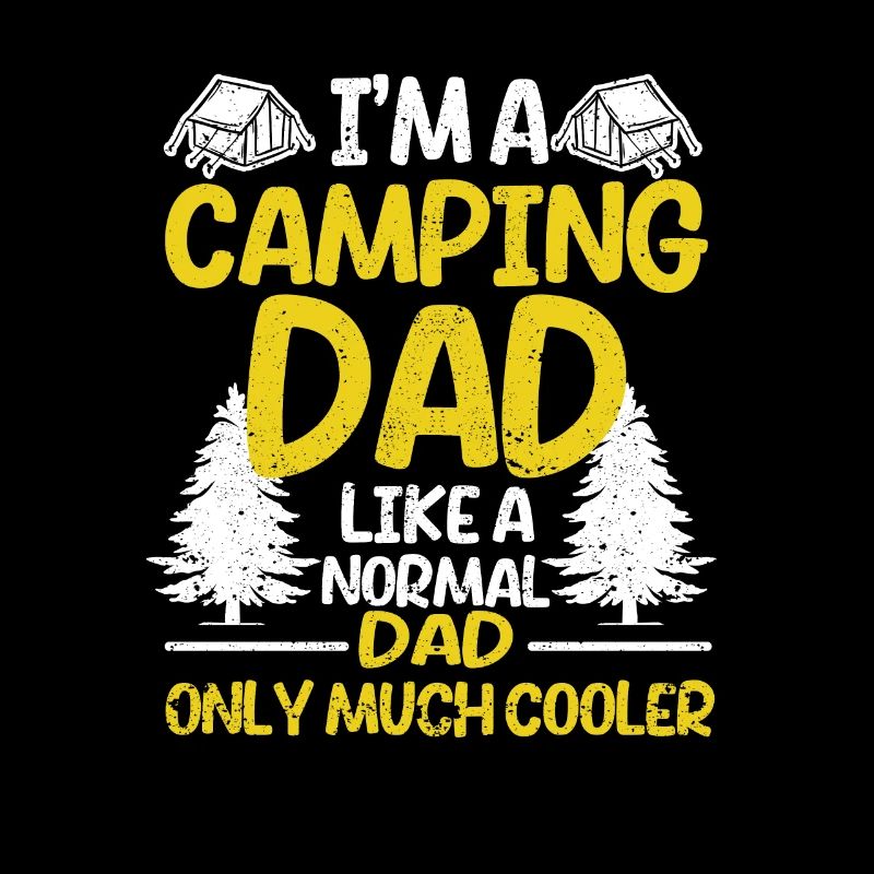 Ich bin ein Camping Dad wie ein normaler Daddy